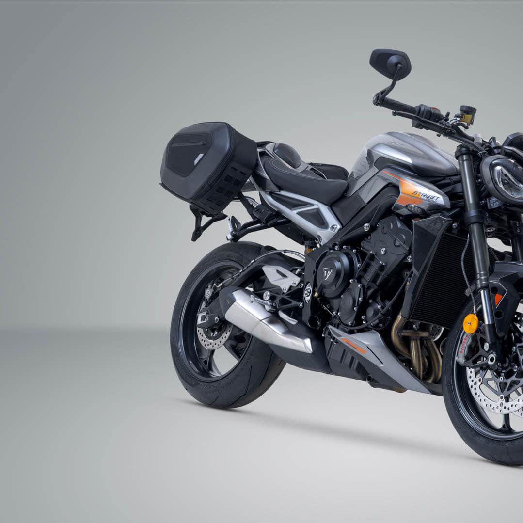 H-Style Motorcycle Side Bag Set – For High-Mount Exhaust Systems