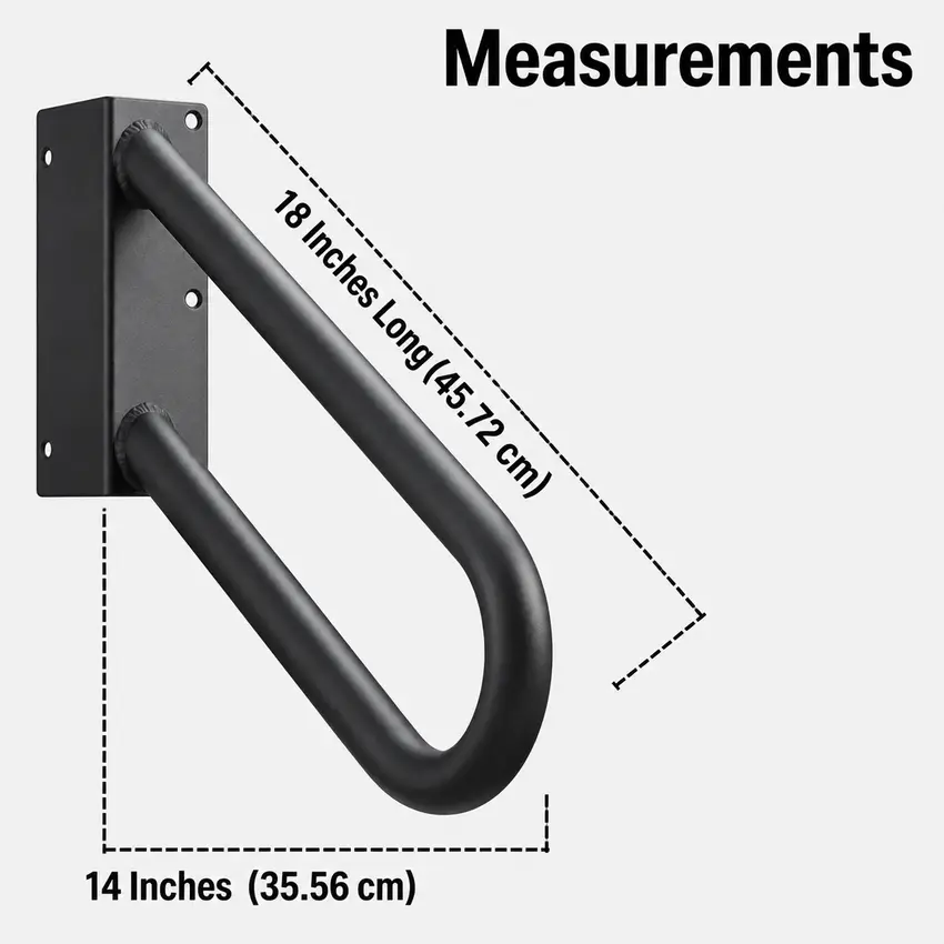 18 inch door jamb handrail dimensions