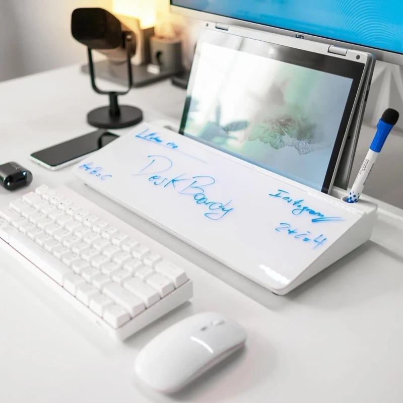 Desktop Whiteboard with Marker Set