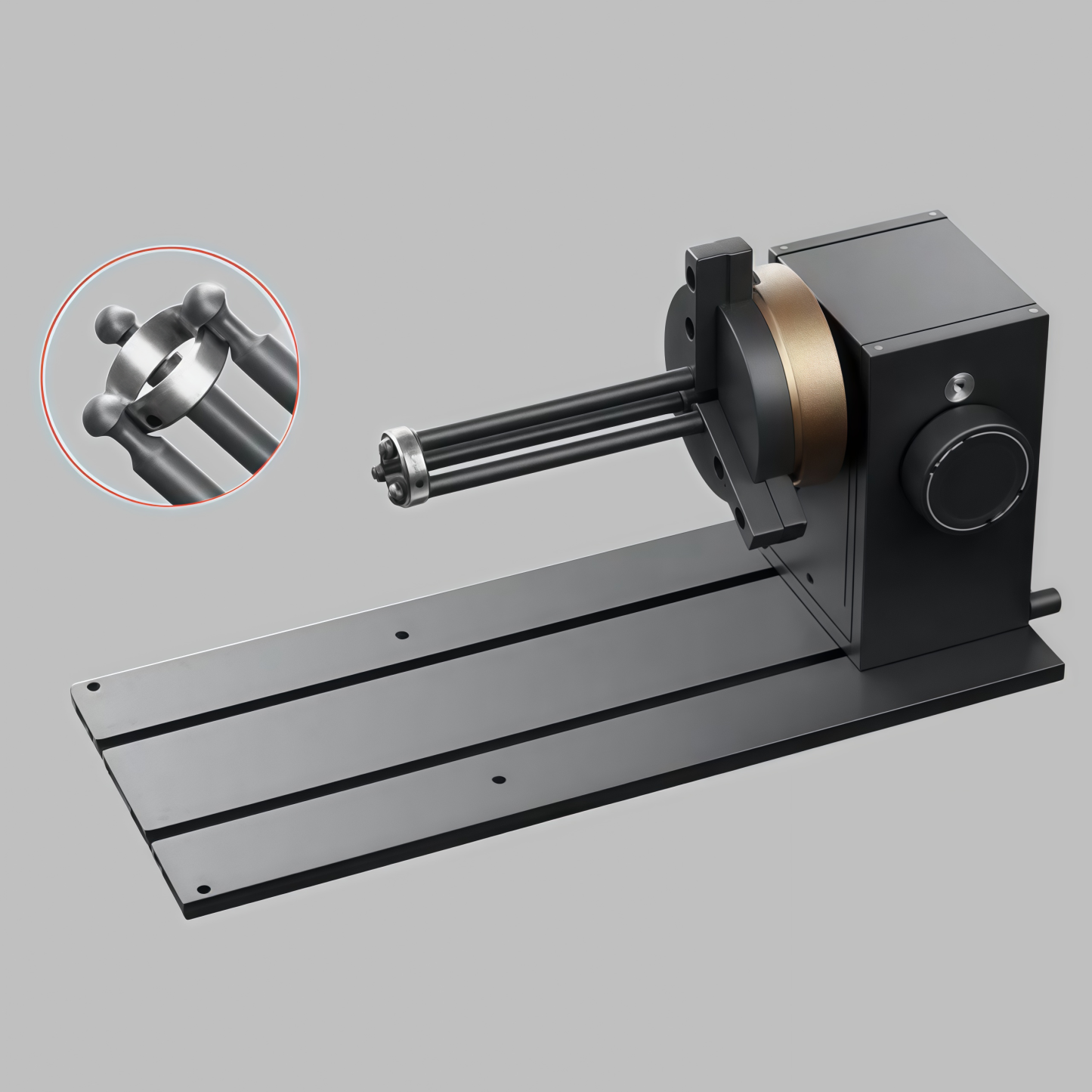 5-in-1 Rotary Engraving Attachment – Quick-Switch System for Cylindrical & Spherical Objects 🔄✨🖨️
