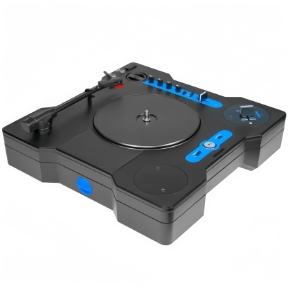 Portable Scratch Turntable – Battery‑Powered DJ System with Crossfader & Bluetooth 🎧🔥🎶