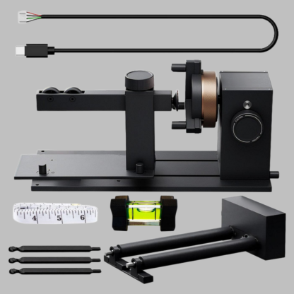 5-in-1 Rotary Engraving Attachment – Quick-Switch System for Cylindrical & Spherical Objects 🔄✨🖨️