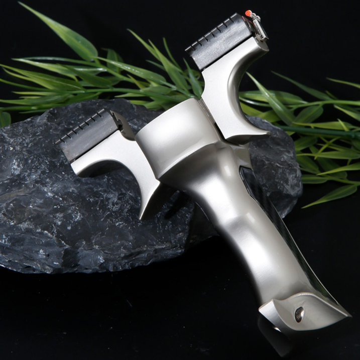 Professional Steel Slingshot – Quick-Release Clamp with Lightweight Aluminum Handle