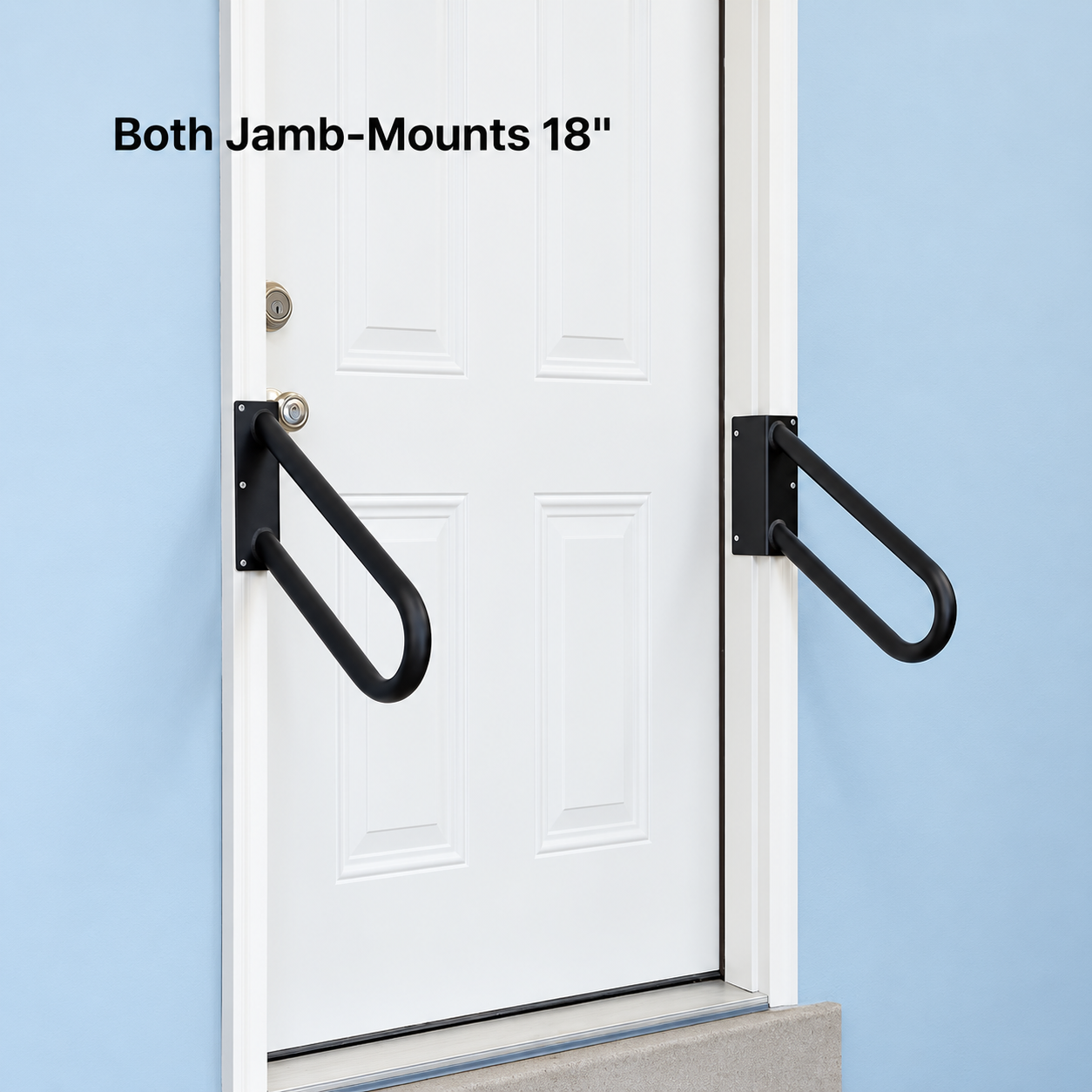 Heavy-Duty Door Jamb Safety Handrail