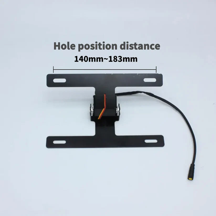 Electric Motorcycle License Plate Holder