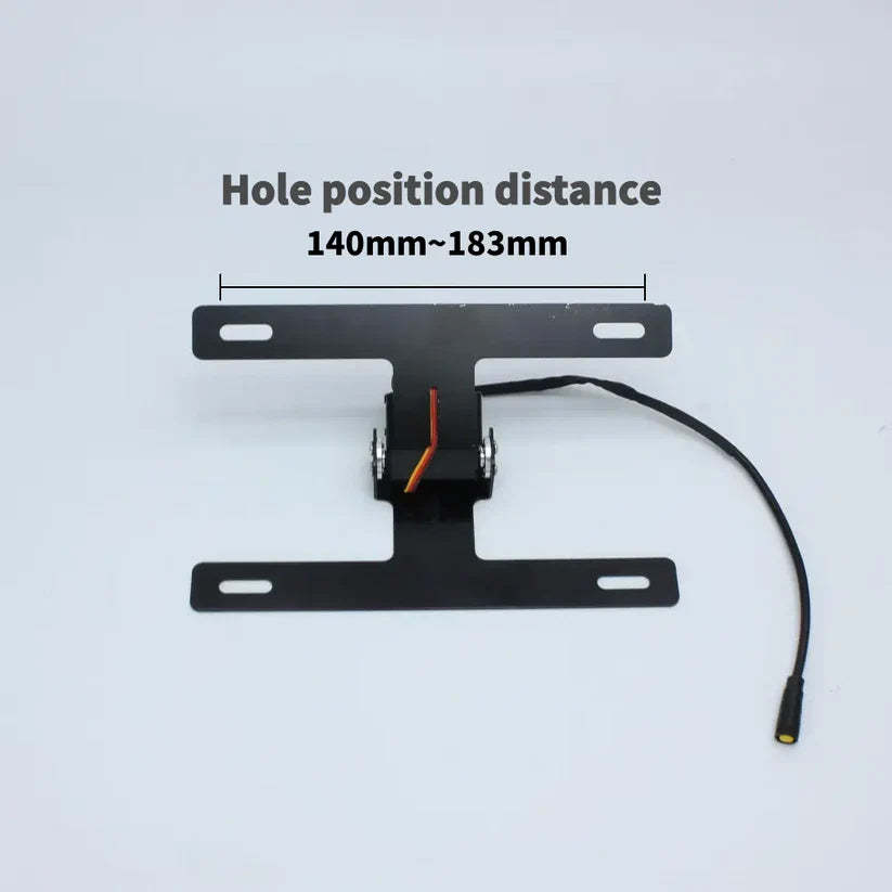 Electric Motorcycle License Plate Holder