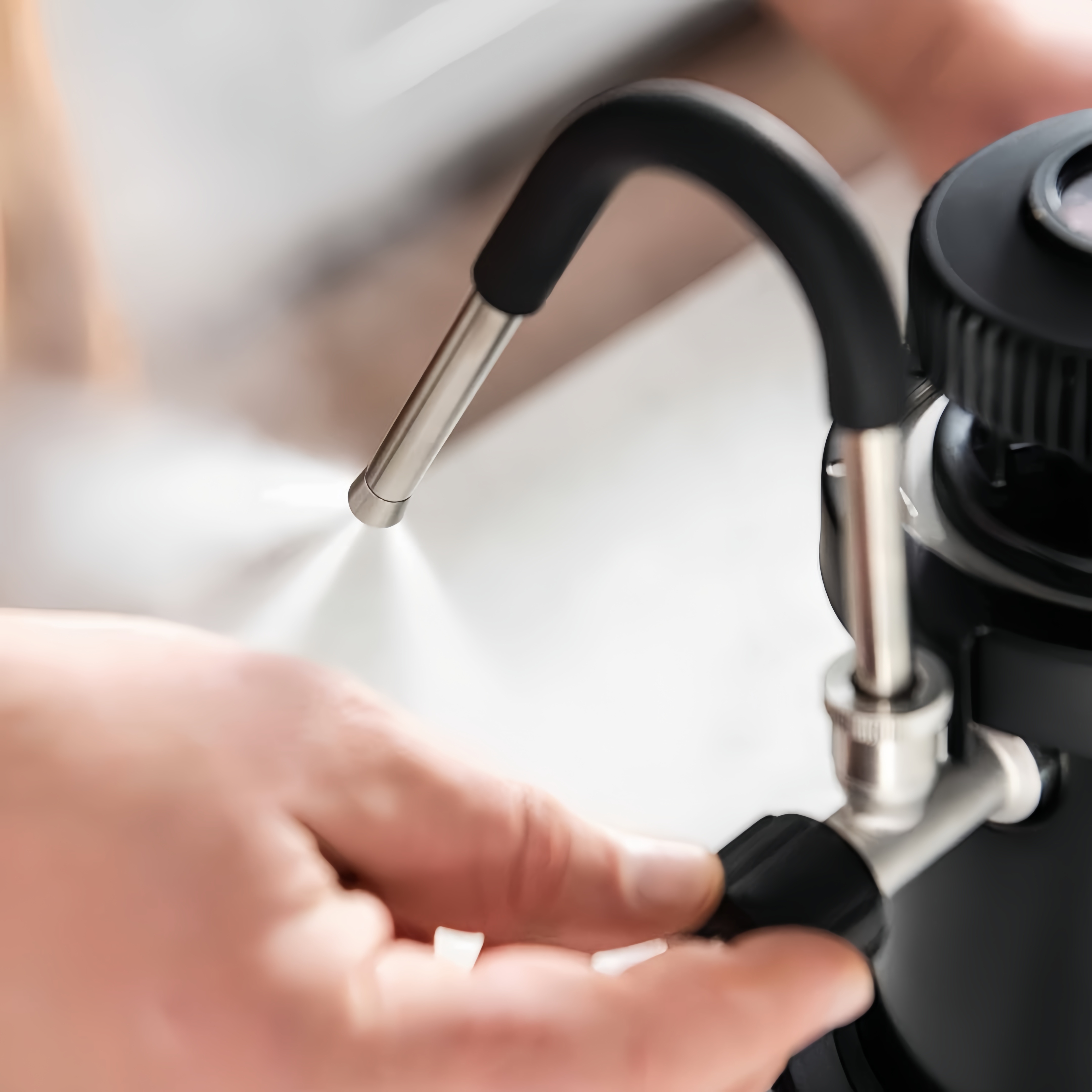 Electric Milk Frother – 110V Steam Wand for Latte Art & Cappuccino ☕🔥🥛