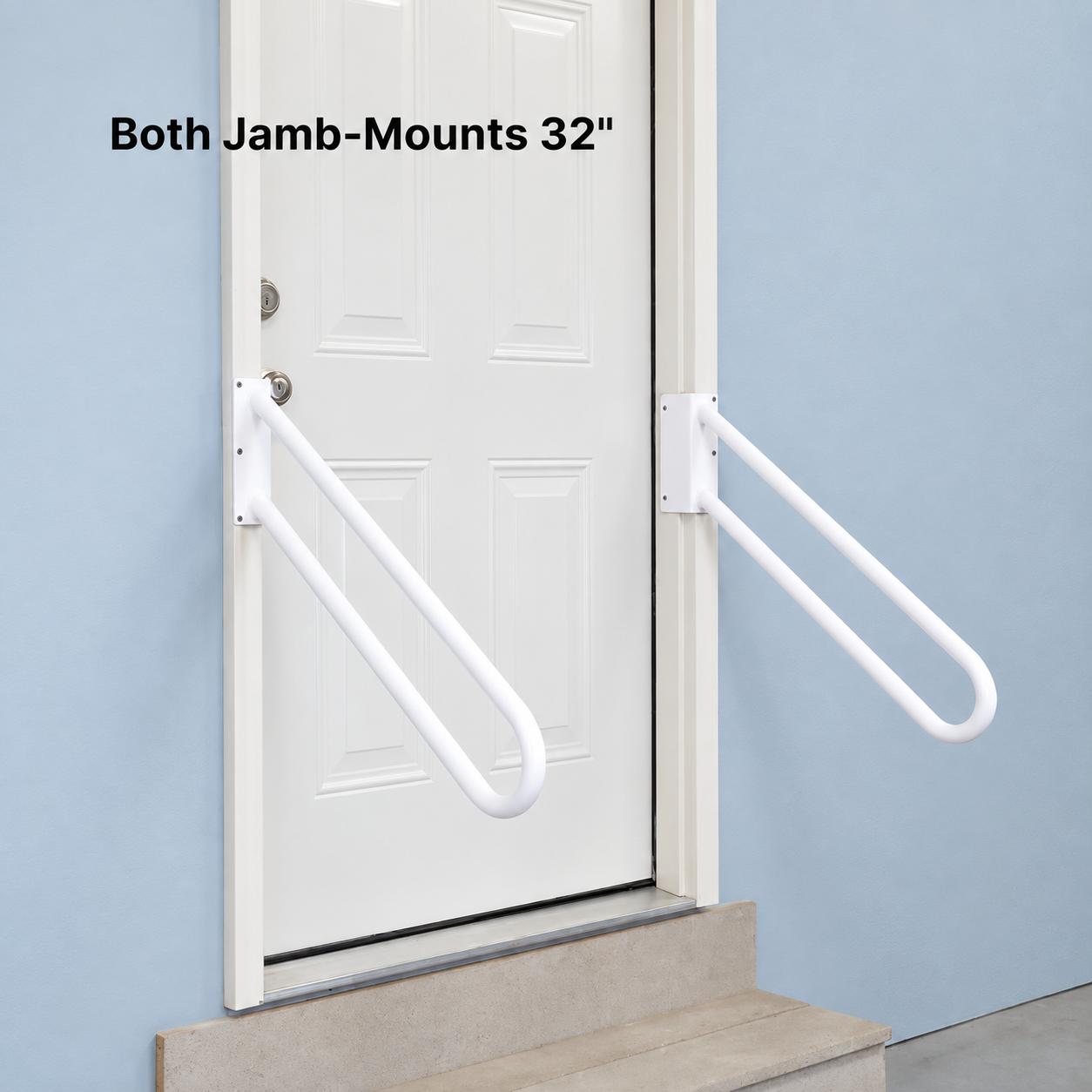 Heavy-Duty Door Jamb Safety Handrail