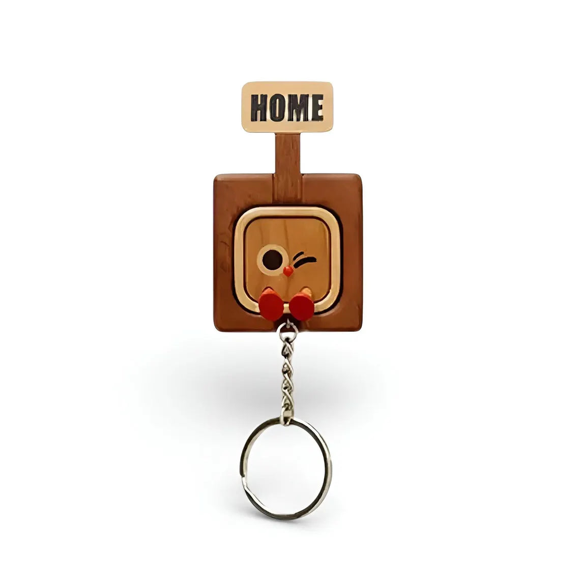 Wooden Key Holder – Funny Face Wall Mount