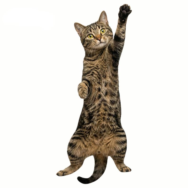 Purrfectly Novelty Cat Shape Tie 🐱👔 – Cute Kawaii Animal Necktie for Cat Lovers