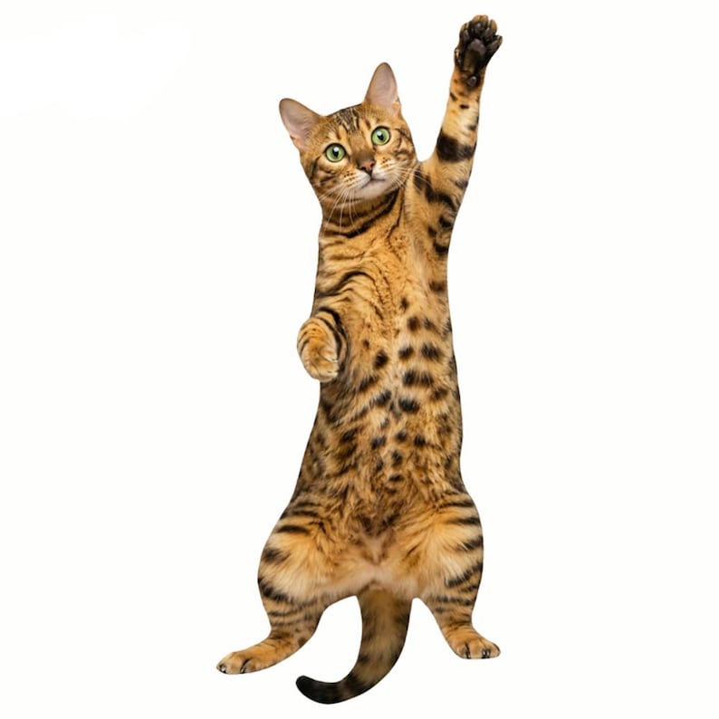 Purrfectly Novelty Cat Shape Tie 🐱👔 – Cute Kawaii Animal Necktie for Cat Lovers