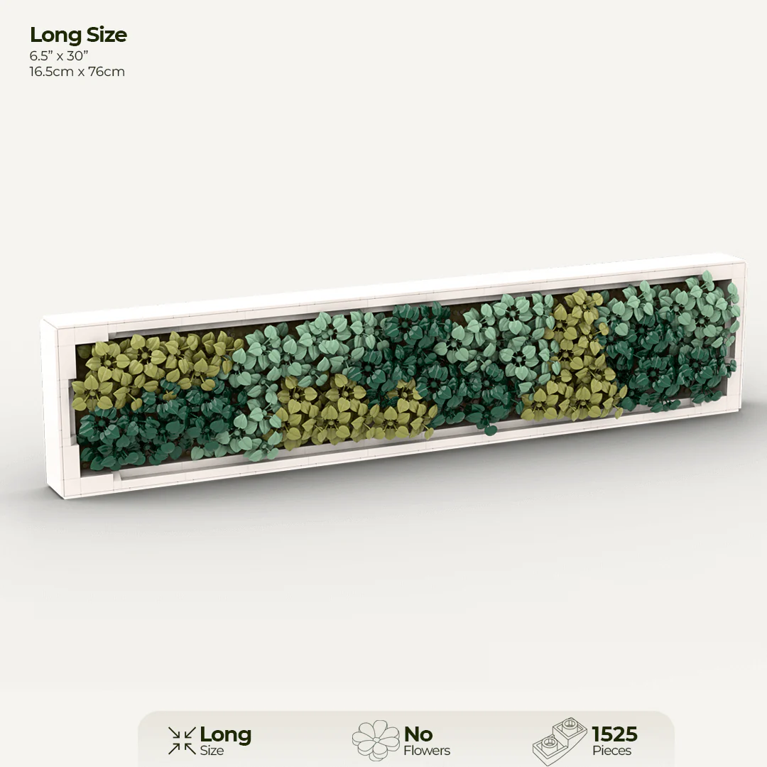 Sunflower Moss Garden: A Modern Interpretation of Nostalgic Brick Materials