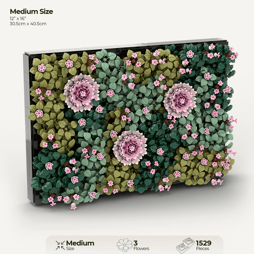 Sunflower Moss Garden: A Modern Interpretation of Nostalgic Brick Materials