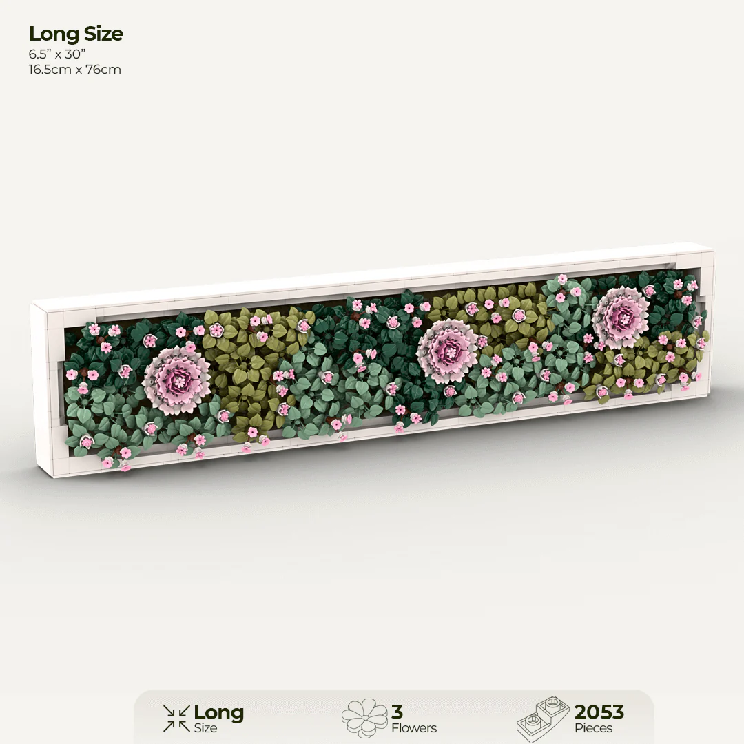 Sunflower Moss Garden: A Modern Interpretation of Nostalgic Brick Materials