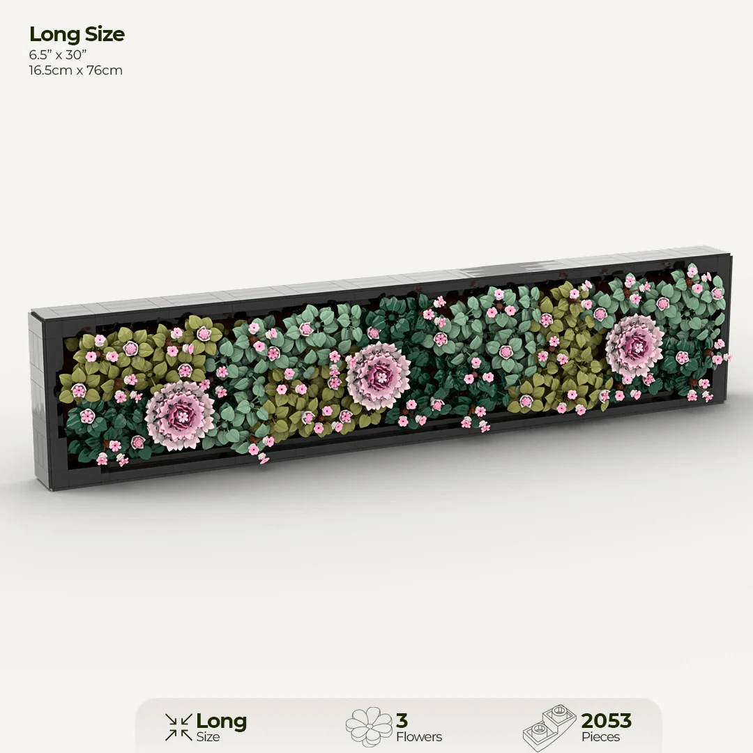 Sunflower Moss Garden: A Modern Interpretation of Nostalgic Brick Materials