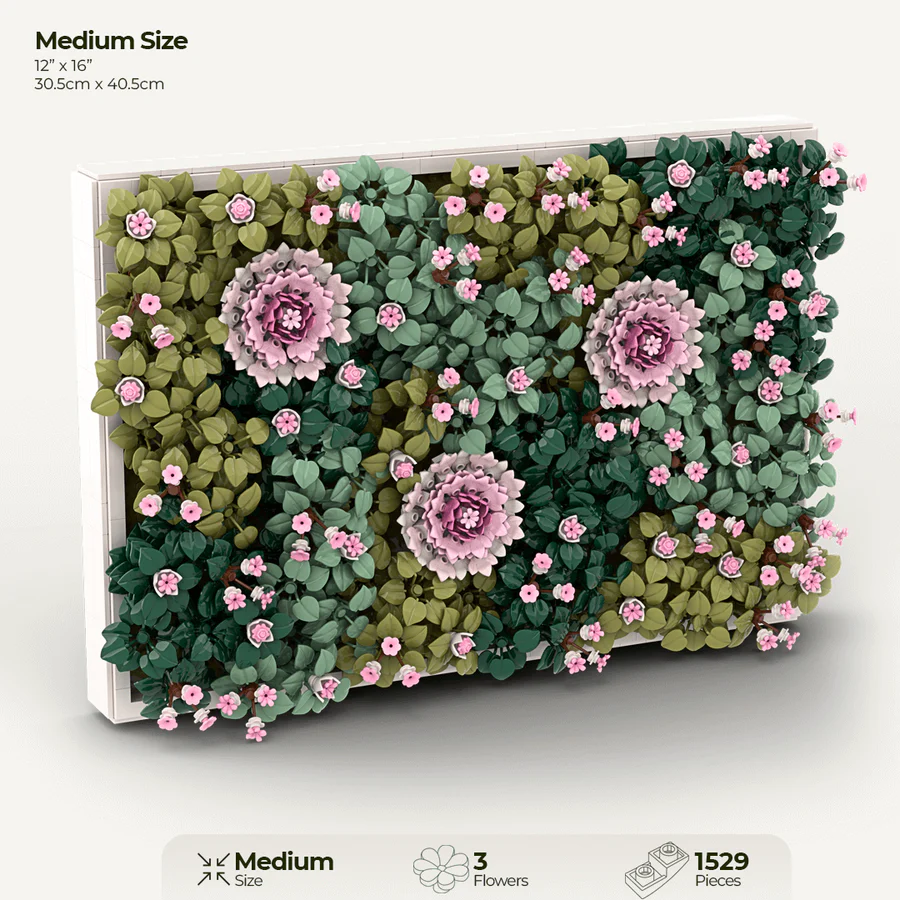 Sunflower Moss Garden: A Modern Interpretation of Nostalgic Brick Materials