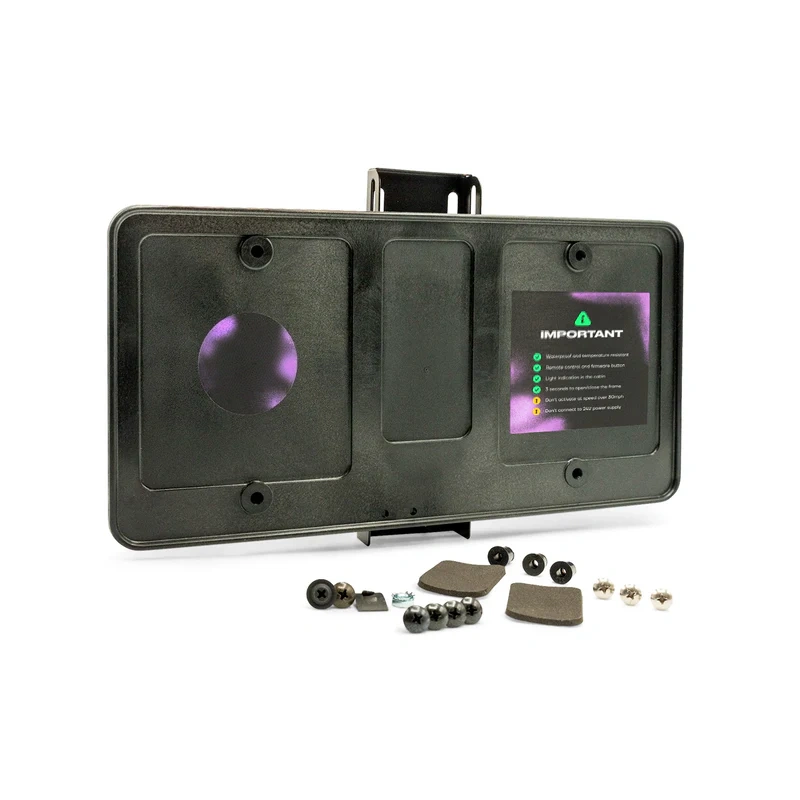 StealthPlate – Motorized Sliding License Plate Hider with Remote Control 🚗⚡🔒