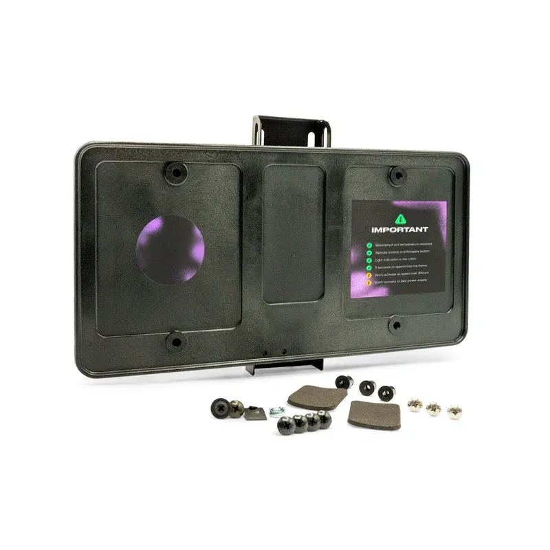 StealthPlate – Motorized Sliding License Plate Hider with Remote Control 🚗⚡🔒