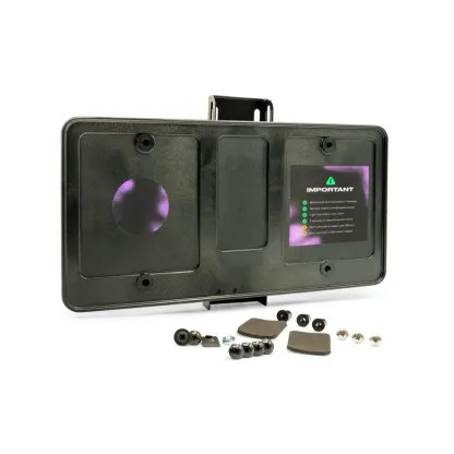 StealthPlate – Motorized Sliding License Plate Hider with Remote Control 🚗⚡🔒