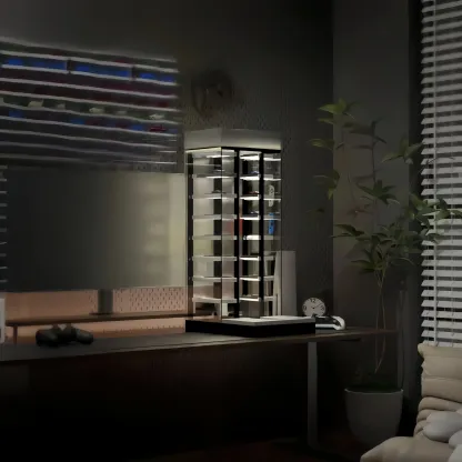 Smart Display Garage for Model Cars – Climate-Controlled Storage with Adjustable Lighting 🚗✨🏠