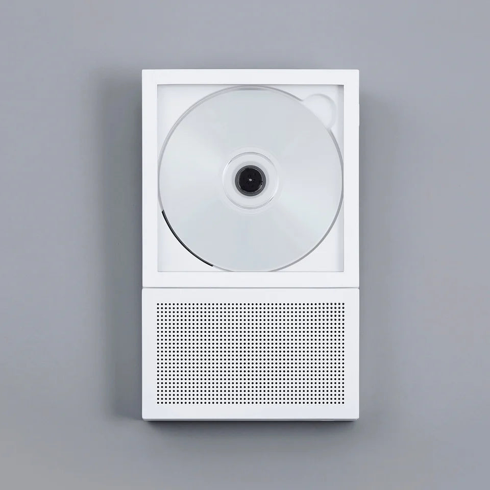 Portable CD Player with Bluetooth 5.1, Built-in Speaker &amp; Wall-Mountable Design, LED Display Anti-Shock Protection