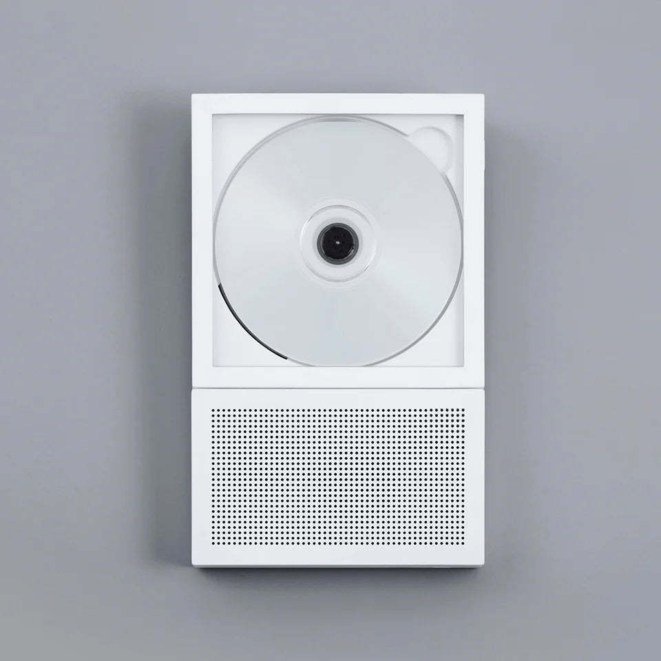 Portable CD Player with Bluetooth 5.1, Built-in Speaker &amp; Wall-Mountable Design, LED Display Anti-Shock Protection