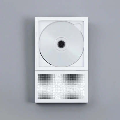 Portable CD Player with Bluetooth 5.1, Built-in Speaker &amp; Wall-Mountable Design, LED Display Anti-Shock Protection