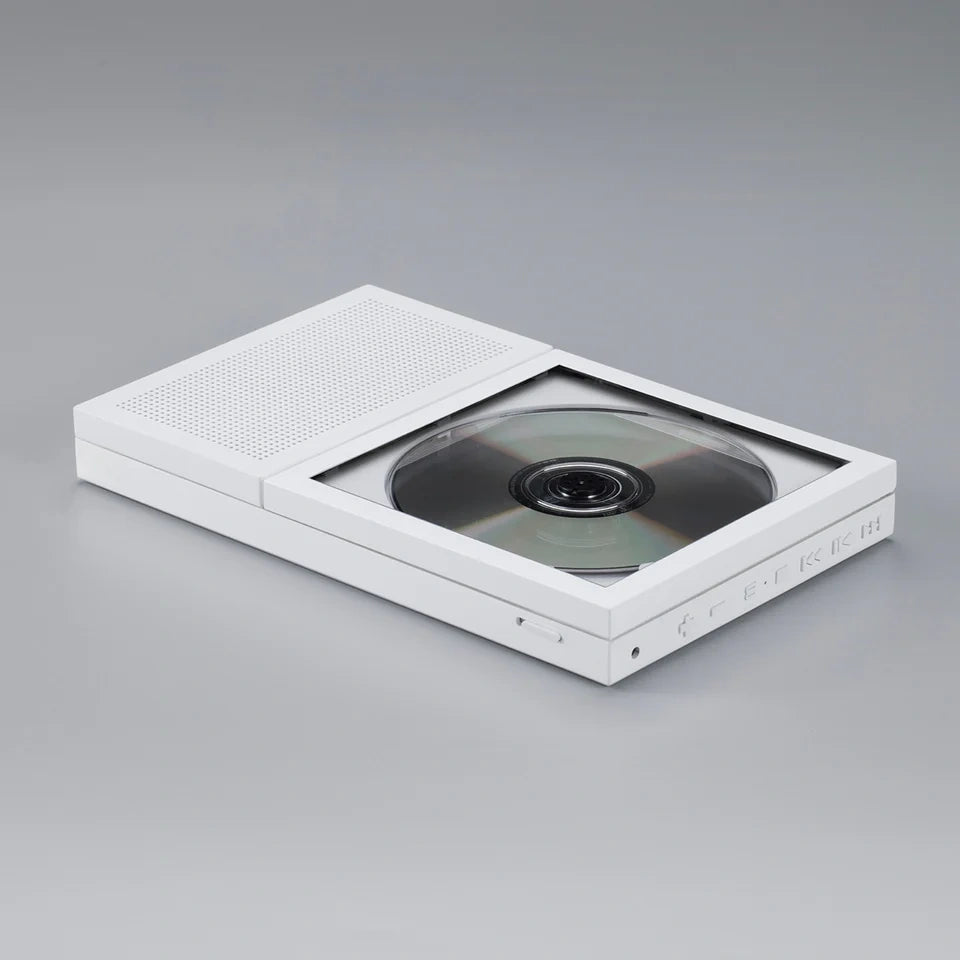 Portable CD Player with Bluetooth 5.1, Built-in Speaker &amp; Wall-Mountable Design, LED Display Anti-Shock Protection