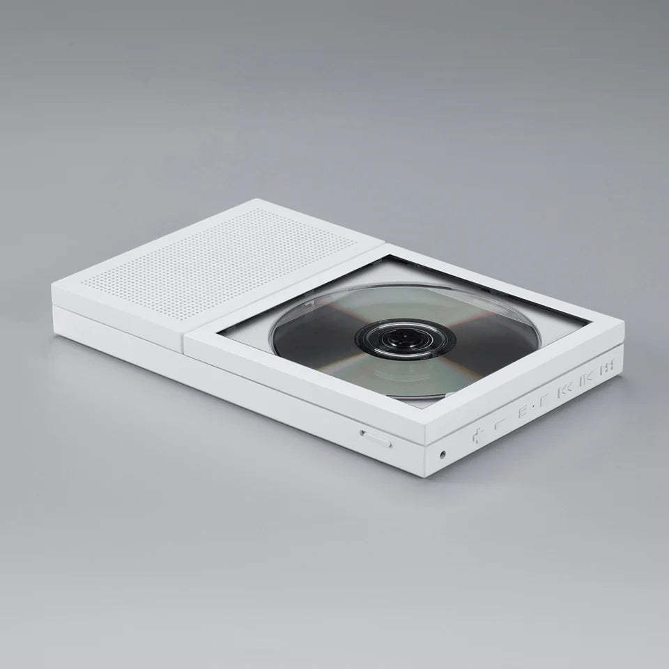 Portable CD Player with Bluetooth 5.1, Built-in Speaker &amp; Wall-Mountable Design, LED Display Anti-Shock Protection