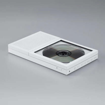 Portable CD Player with Bluetooth 5.1, Built-in Speaker &amp; Wall-Mountable Design, LED Display Anti-Shock Protection