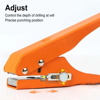 Single Hole Puncher 8mm, 10mm, 12mm, 15mm Heavy Duty Portable Puncher