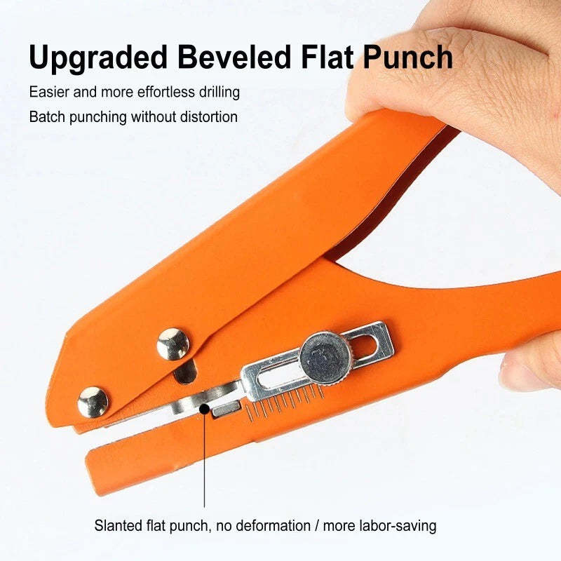 Single Hole Puncher 8mm, 10mm, 12mm, 15mm Heavy Duty Portable Puncher