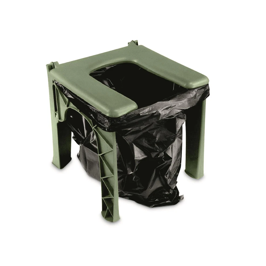 Portable camping toilet (toilet only)