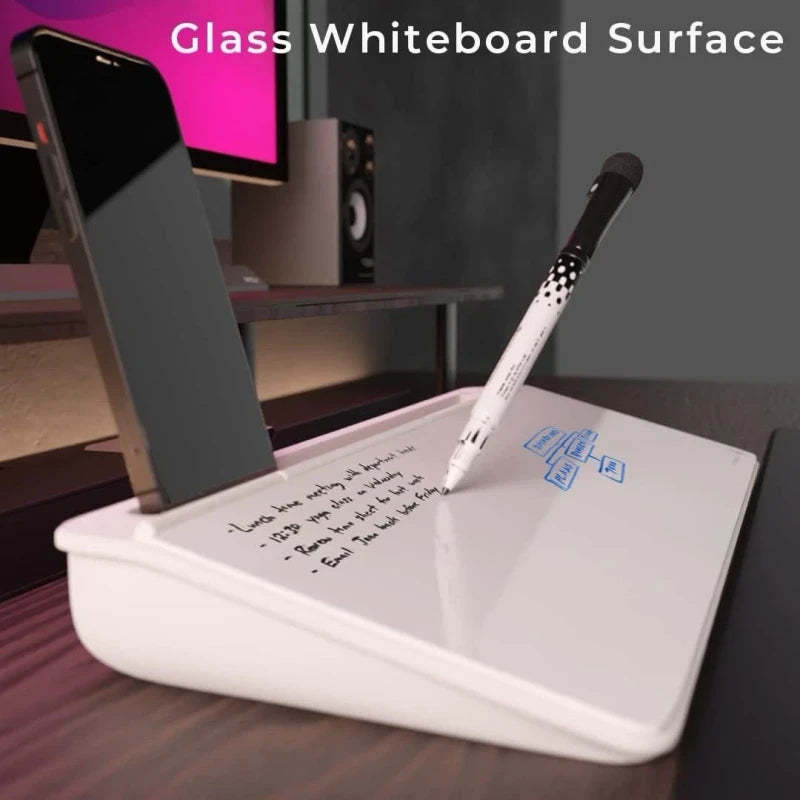 Desktop Whiteboard with Marker Set