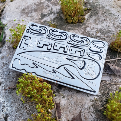 Multi-Function Survival Tool Card - Compact & Durable Outdoor Survival Kit