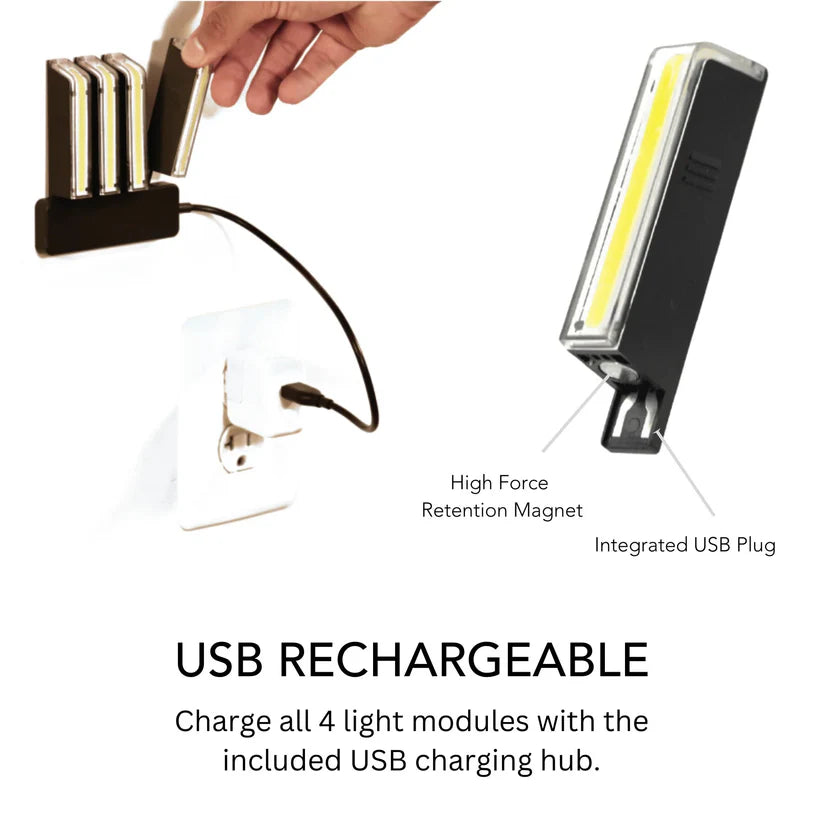 Flat Pedals with Integrated Bike Lights – High Traction for Road and Off-Road Riding