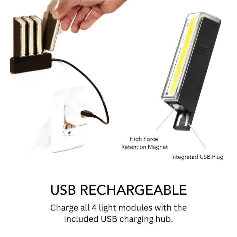 Flat Pedals with Integrated Bike Lights – High Traction for Road and Off-Road Riding
