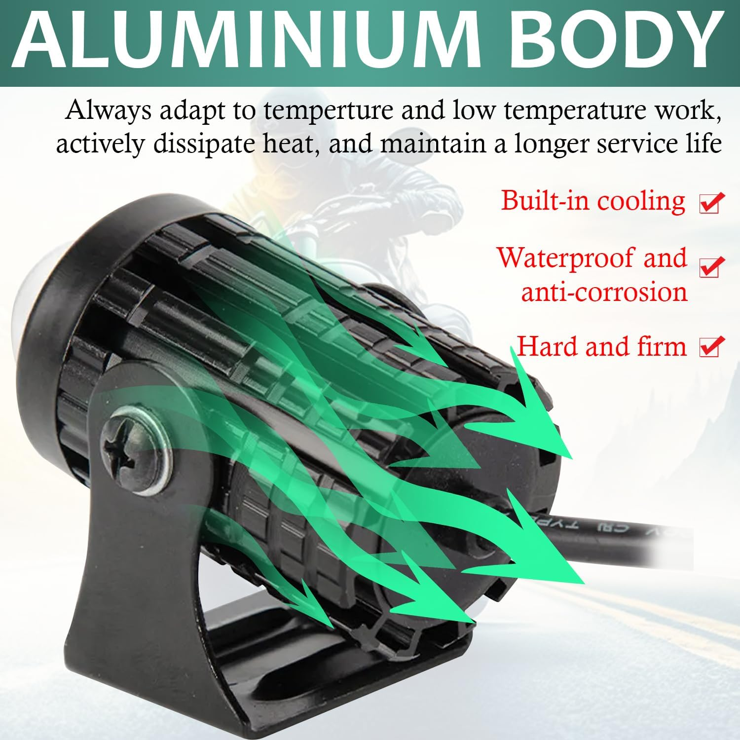 Mini Dual-Color Projector Fog Light ！