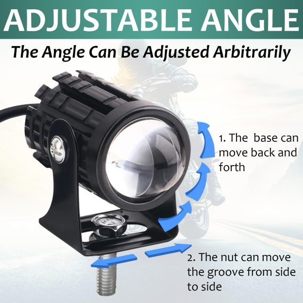 Mini Dual-Color Projector Fog Light ！