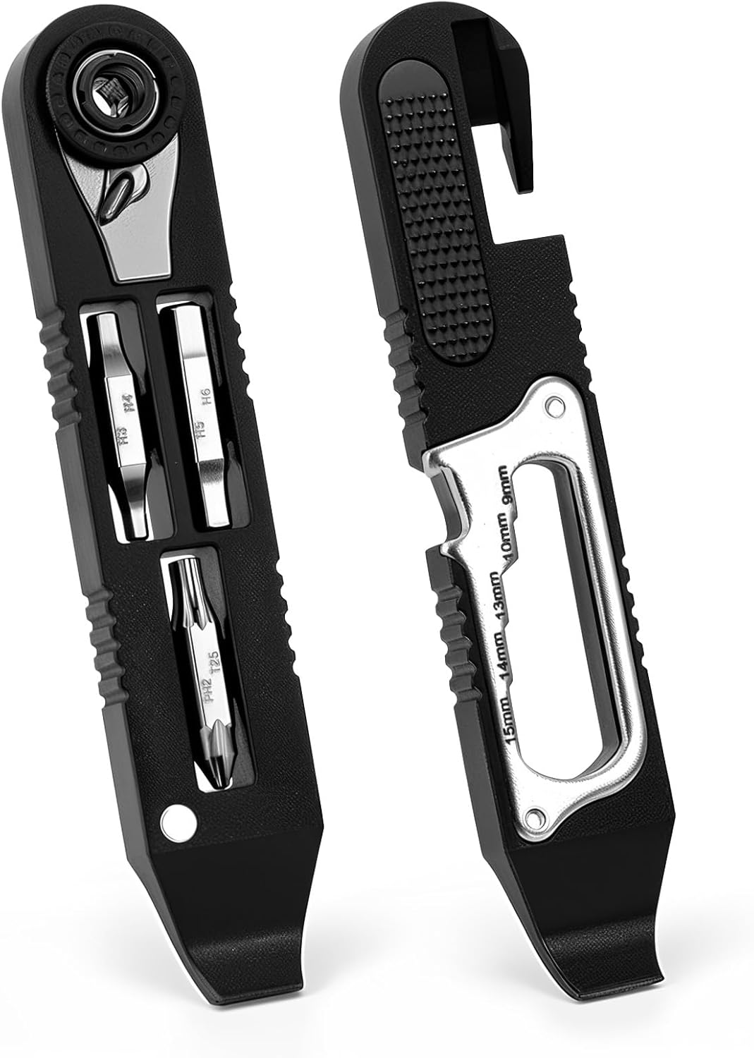 14-in-1 Bike Repair Multitool with Mini Ratchet & Tire Levers