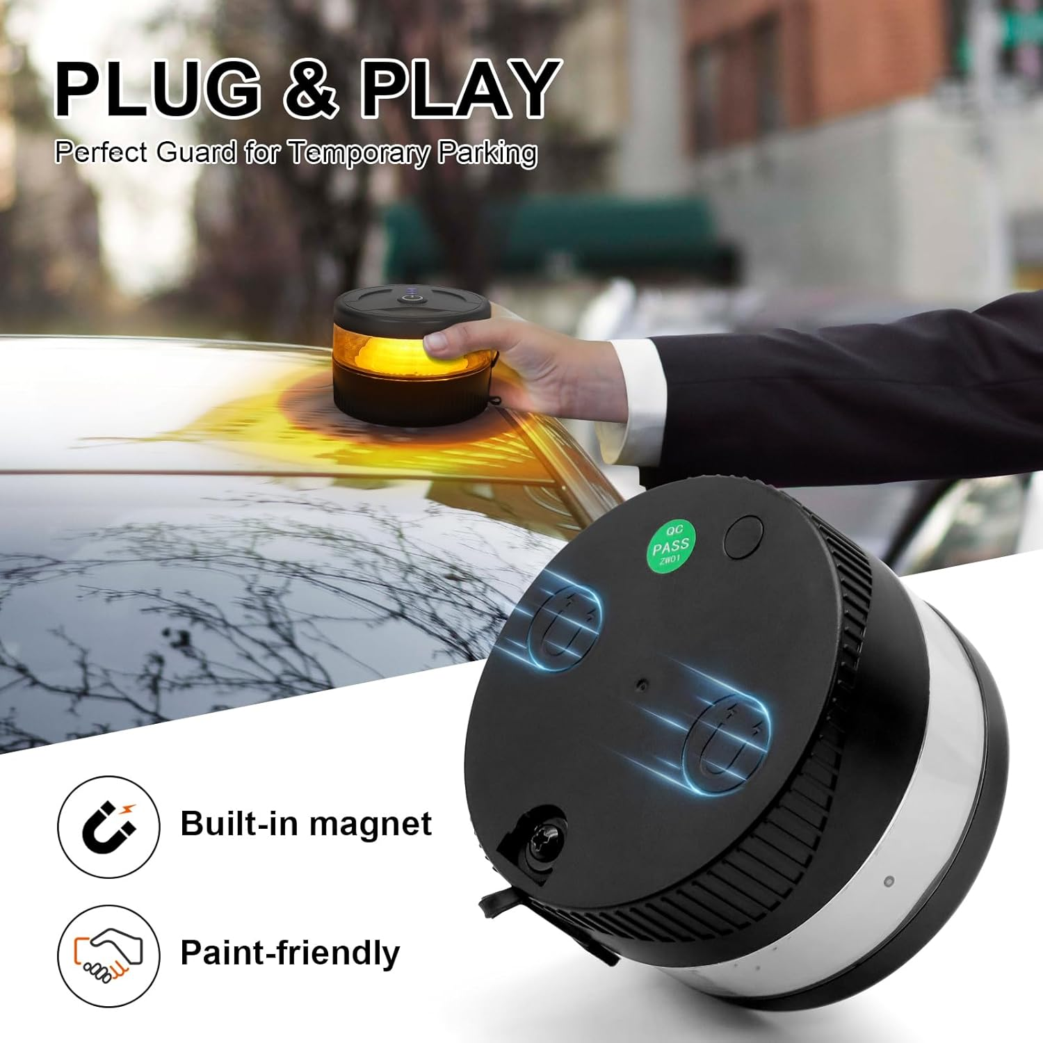 ⚡Ultra-Bright Magnetic Beacon — Instant Warning Power Anywhere