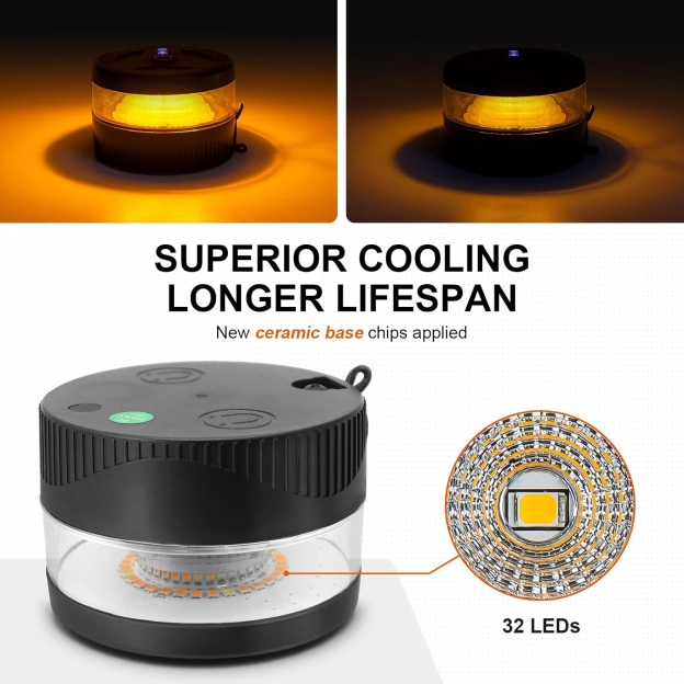 ⚡Ultra-Bright Magnetic Beacon — Instant Warning Power Anywhere