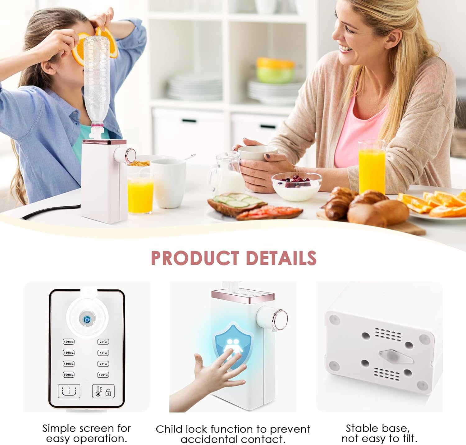 Instant Hot Water in 3 Seconds ⚡ Smart Temperature Control, Anytime Convenience