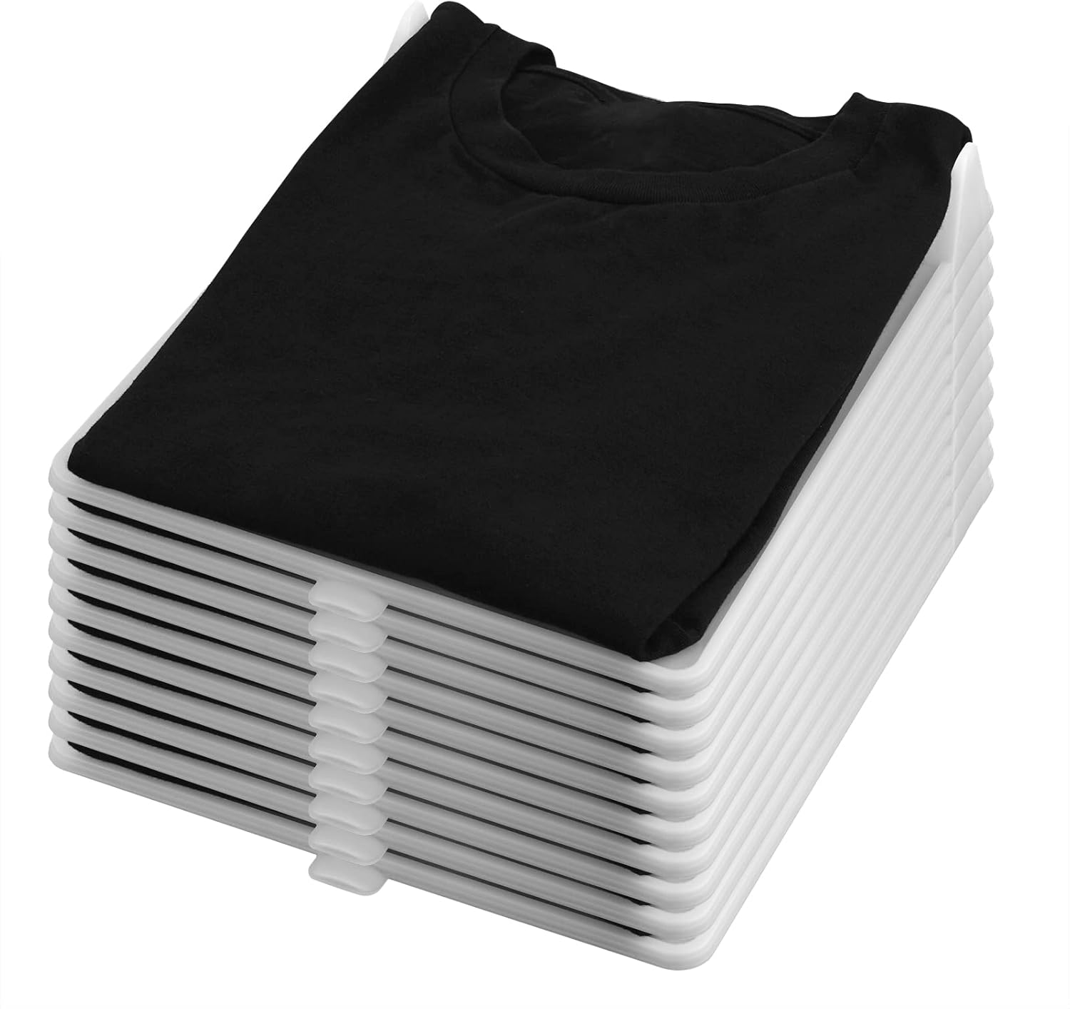 Stackable Clothing Organizer Trays with Flip Access！