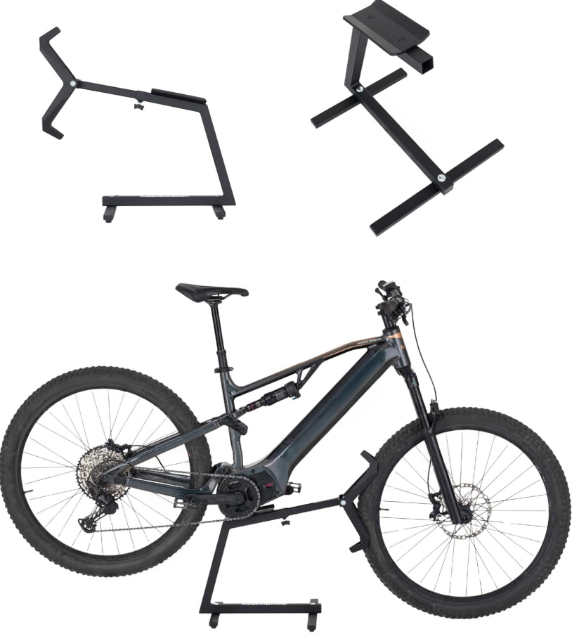 Heavy-Duty E-Bike Parking & Maintenance Stand
