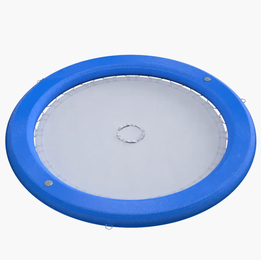 Inflatable Floating Lounge Raft with Drink Holders for Lake & Pool Relaxation