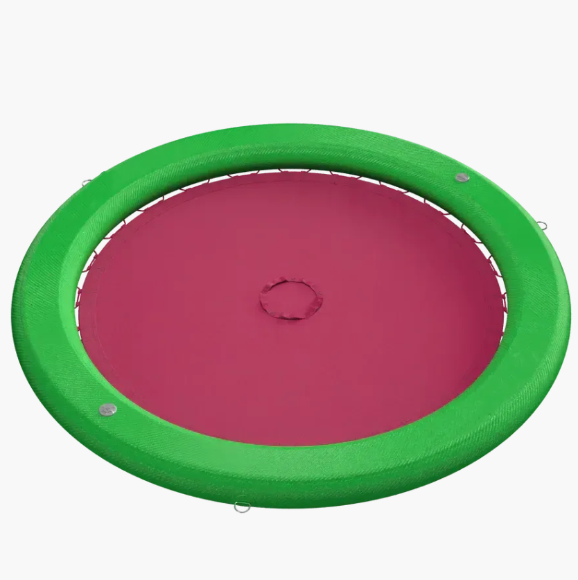 Inflatable Floating Lounge Raft with Drink Holders for Lake & Pool Relaxation