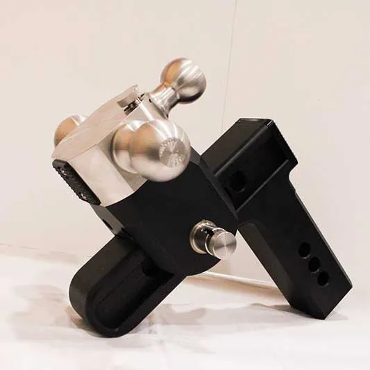 Heavy-Duty Adjustable Trailer Hitch with Multi-Drop Options for 2" & 2.5" Receivers