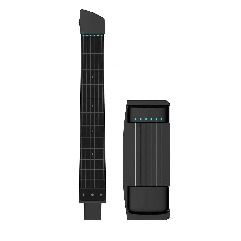 Interactive Digital Guitar with Soft Silicone Strings – Beginner-Friendly Portable Music Instrument for Easy Learning & Fun