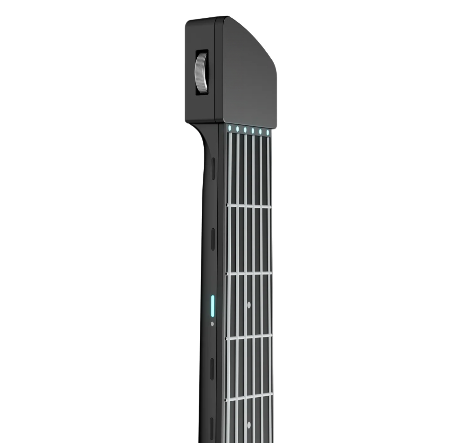 Interactive Digital Guitar with Soft Silicone Strings – Beginner-Friendly Portable Music Instrument for Easy Learning & Fun